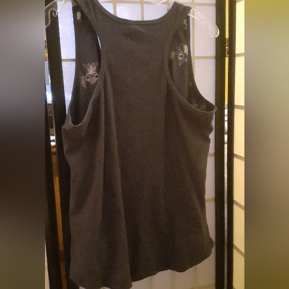 Stitch (of Lilo & Stitch) Reversible Tank Top - 2 in 1 - in Sades of Gray fits M - Picture 3 of 6